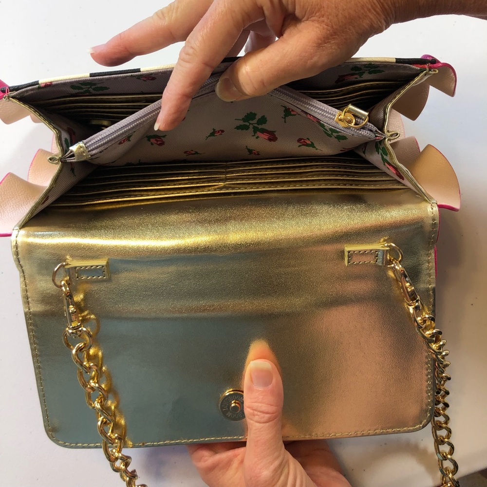 Betsey Johnson Clutch or Cross Body purse, bag - Picture 8 of 8